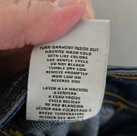 Oat | High Rise Wide Leg Raw Hem Jeans Size 6/28 - Picture 9 of 9